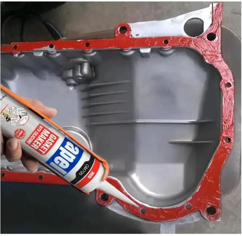 Applying High Temp RTV Silicone Gasket Maker And Sealant For Automotive And Machinery, Heat Resistant From 104F To 572F
