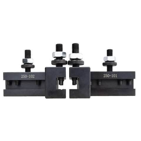 Wedge Type Quick Change Tool Post Set For Mini Lathe And 12 Inch Swing CNC Lathe Tool Holder Beefy Steel Precision Ground