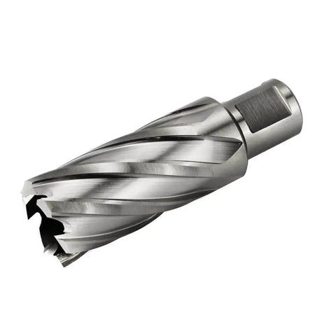 Annular Cutter For Magnetic Drill Press 1-1/16 Inch Diameter With 2 Inch Cutting Depth 3/4 Inch Weldon Shank Two Flats And Pilot Pin Drills Holes Up To Ten Times Faster Than Standard Bits OSCARBIDE