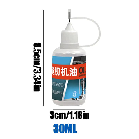 30ml bottle of Industrial Grade High Temperature Sewing Machine Lubricant With Lightweight Formula For Ultra Smooth Operation