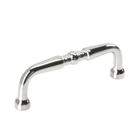 3 Inch Center To Center Polished Chrome Everyday Heritage Cabinet Pull Drawer Handle 1 Pack Includes Mounting Screws Ideal For Kitchen Cabinets And Furniture Polished Finish