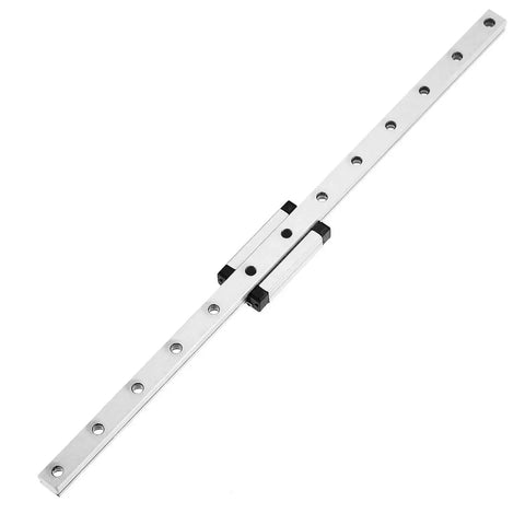 350mm MGN9 Linear Sliding Rail Guide with MGN9H Carriage Block for 3D Printer and CNC Machines, heavy duty bearing steel.