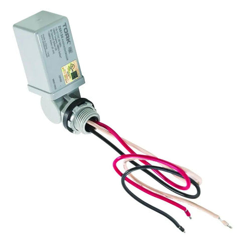 Dusk To Dawn Photocontrol With Stem And Swivel For LED CFL Induction And HID Lighting Zero Cross Long Life, wires shown, ZSS124 Model