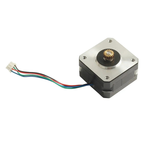 Neptune3 Pro E Axis Drop In Extruder Motor Replacement For Neptune3 Pro And Neptune3 Plus Hotend Nema 17 Bipolar 42 By 25mm Brass Teeth With Integrated Wire Easy Install Not Tested On Neptune3 Max Or Neptune4 Series FYSETC