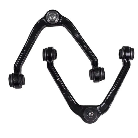 Two Piece Front Upper Control Arm Set for 1999 to 2014 Chevy Silverado 1500, Tahoe, Suburban 1500, OEM specs, corrosion resistant