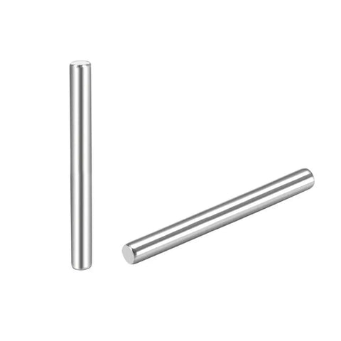 Two 1.5mm x 20mm dowel pins set in 304 stainless steel for woodworking and furniture repair, centerless ground finish, rust resistant
