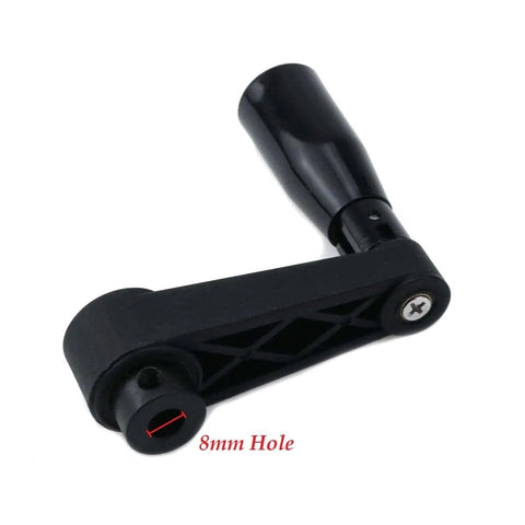 Foldable Crank Handle Nylon Swivel Rocker For Industrial Machine Tools And Equipment 8mm Hole Diameter 3.35 Inch Length