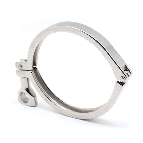 Stainless steel 304 single-pin tri-clamp with wing nut, 4 inch ferrule clamp by Amazon