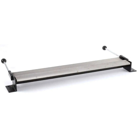 Heavy Duty 17 Gauge Bending Brake For 30-Inch Wide Sheet Metal, 0 To 90 Degrees Bends, benchtop tool with handles and mount