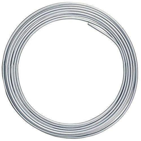 Brake line tubing coil, 1/4 in (6.35 mm), 316L marine-grade stainless steel, 25 ft, Amazon