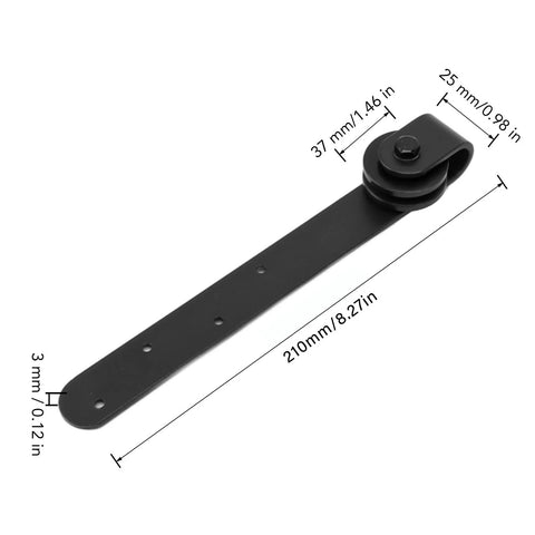 Sliding Barn Door Hardware Kit With Smooth Quiet Track For Single Or Double Bypass Doors Rustic Farmhouse Style