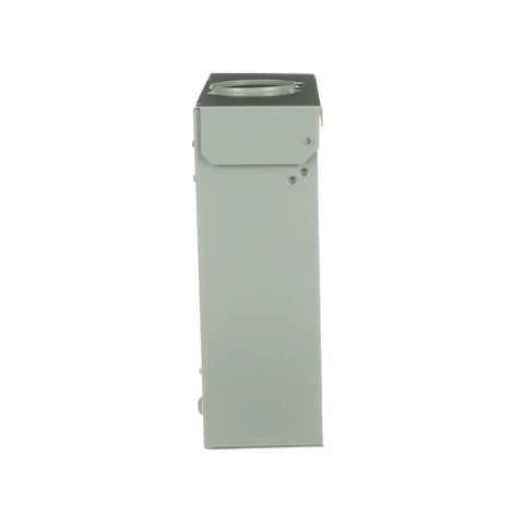 Side view of Single 125A Outdoor Main Lug Load Center, 8 Spaces/16 Circuits, Weatherproof NEMA 3R Circuit Breaker Panel