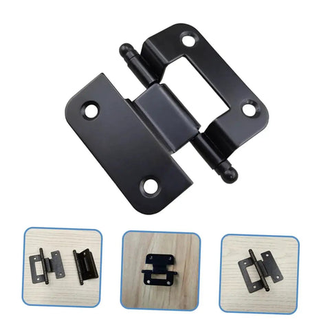 Heavy Duty Cabinet Door Hinges 6 Pack For Home Repair Iron Construction High Load Bearing For Kitchen And Bathroom Cabinets Durable Quiet