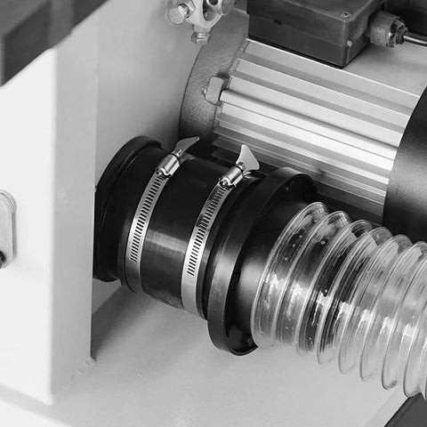 Magnetic Dust Collection System Kit For Fast Move Between Machines, 4 Inch Magnetic Connector installed on equipment