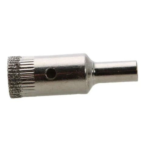 Side view of 1/2 Inch Diamond Drill Bit Hole Saw Set For Tile Glass Marble Granite Fiberglass Ceramic - 5 Pack With Diamond Coating