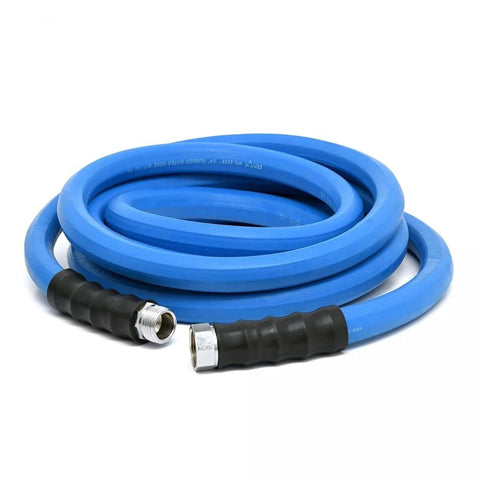 AG-LITE BSAL5815 5/8 in x 15 ft blue rubber garden hose with metal fittings