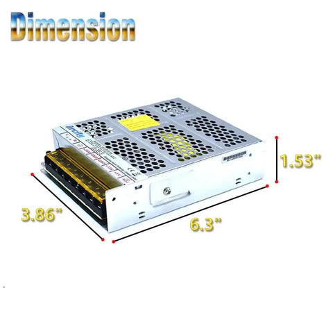 Switching Power Supply With Triple Output 5V 8A 12V 7A 24V 5A 110V 220V Input High Stability Low Noise Clean DC metal casing