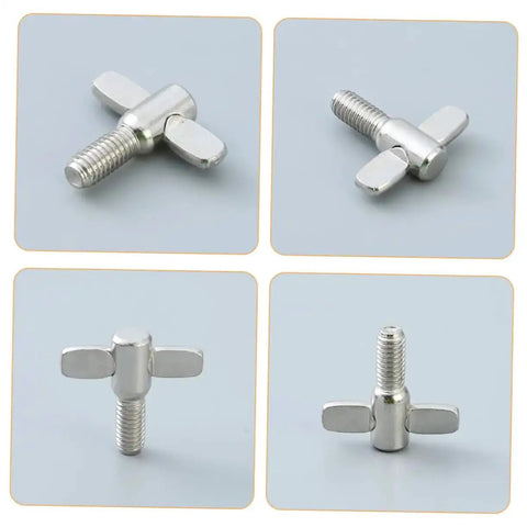 10 Piece Drum Kit Top Screw Fastener Set Durable Aluminum Drum Bolts For Secure Cymbal Attachment And Easy Install For Drummers And Percussionists