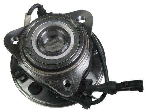 Two Piece Front Wheel Bearing And Hub Assembly Set For Ford Ranger 2000 2001 2002 4WD ABS And Mazda B Series B3000 B4000 close-up view