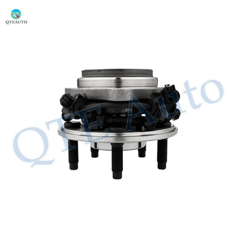 Side view of Pair Of Front Wheel Hub Bearing Assemblies For 2003 To 2009 Ford Ranger 4WD OEM Quality Replacement Easy Install Durable Front Hub Bearings For Smooth Ride, showing metal construction and mounting studs.