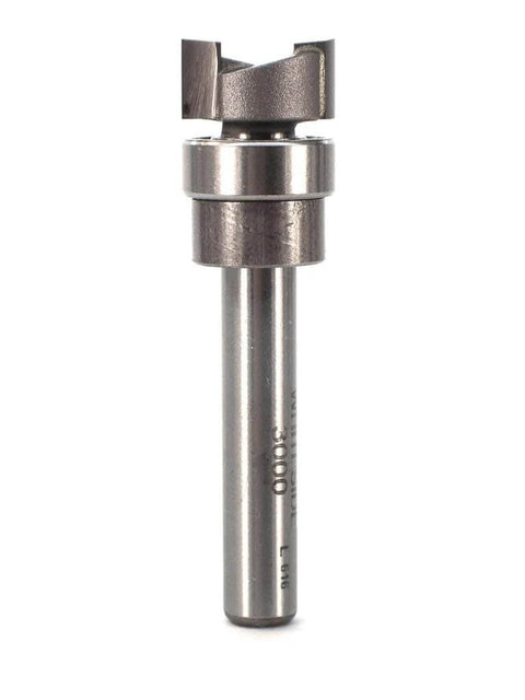 Front view of Pro Grade Router Bits 3000 Template Bit With Ball Bearing For Precise Edge Routing And Pattern Work Heavy Duty USA Made