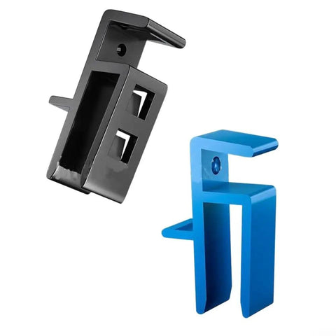 Adjustable Carpentry Jig System For Pro Grade Precision In Wall Scribing And Toe Kick Cuts, 3 Piece Set, black and blue components