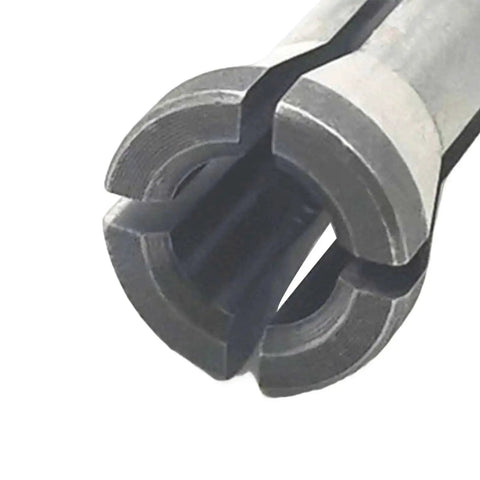 Close-up of Metal Chuck Cap Replacement 6mm For GD0600 GD0601 GD0603 763620-8 763627-4, showing durable black metal construction.