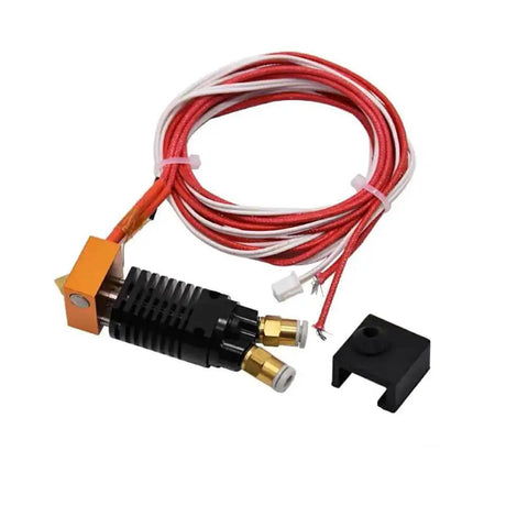 Dual Color 2 in 1 Out Hotend Extruder with 0.4mm Brass Nozzle Silicone Sock Heater and Thermistor for Ender 3 V2 Ender 3 Pro Ender 5