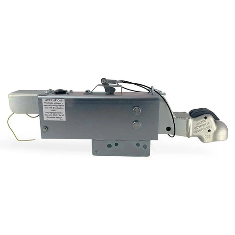Demco hydraulic surge actuator for disc brakes with 2 5/16 in ball and steel housing