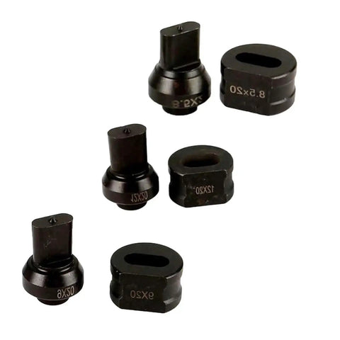 Oval Hydraulic Punching And Notching Die For Trimming And Metalworking Machines Heavy Duty Chrome Steel Construction 8x12mm Die