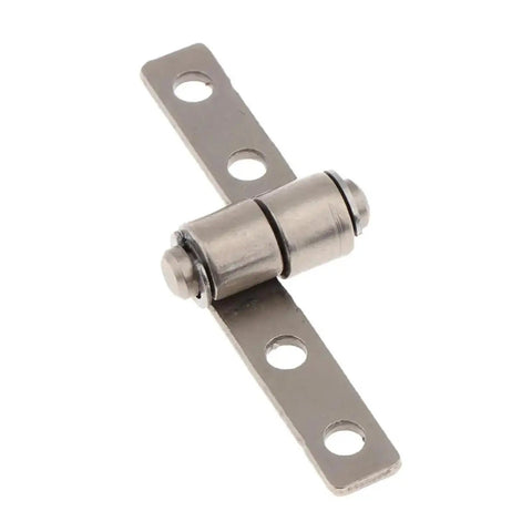 0.1N.m Torque Friction Positioning Hinge 19mm Length Left Side Ideal For Cabinets And Doors, shown unattached, angled view