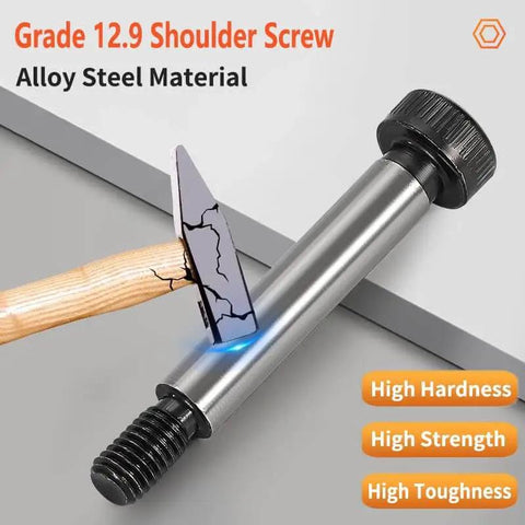 Heavy Duty M6 Shoulder Screws Alloy Steel Grade 12.9 Shoulder Bolts Round Head Bearing Bolt Built To Last Inner Hex Positioning