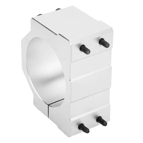 CNC Motor Bracket With High Strength Aluminum Alloy Clamp Mount For Spindle Motor Support, 80mm Diameter, Heavy Duty Construction