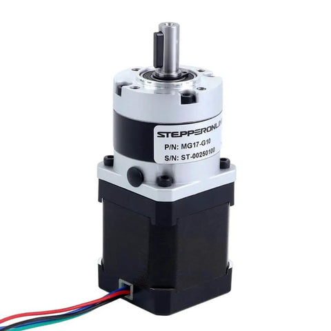 Nema 17 Stepper Motor Bipolar With 48 Millimeter Frame And 10 To 1 MG Series Planetary Gearbox for CNC and 3D Printers