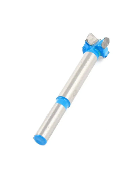 15mm Wood Hinge Boring Drill Bit for Doors and Cabinets with Countersink, Dual Shank Sizes 6.5mm and 8mm, 80mm Total Length