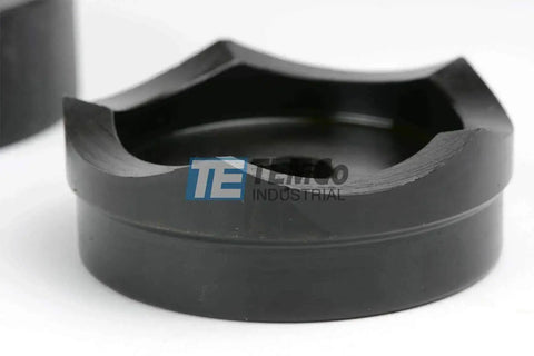 Beefy 3 Inch Conduit Punch And Die Kit For Metric Hydraulic Knockout Driver M20x1.5 Thread, 13 Ton Punch, close-up view