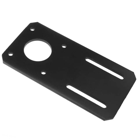 Heavy Duty Black 100x50mm Motor Mounting Bracket For NEMA 17 Stepper Motors Steel Plate Fixed Bracket Ideal For CNC Machines DIY 3D Printers Laser Engravers And Robotics Projects Built For Long Lasting Strength By PIYANYO