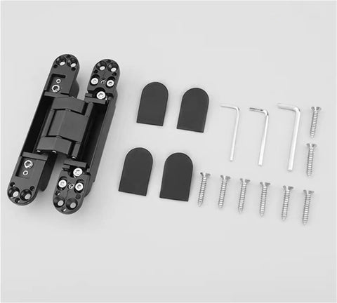 Invisible Secret Door Hinge Hidden Three Dimensional Cross Adjustable Hinge For Wooden Doors Concealed Door Hardware