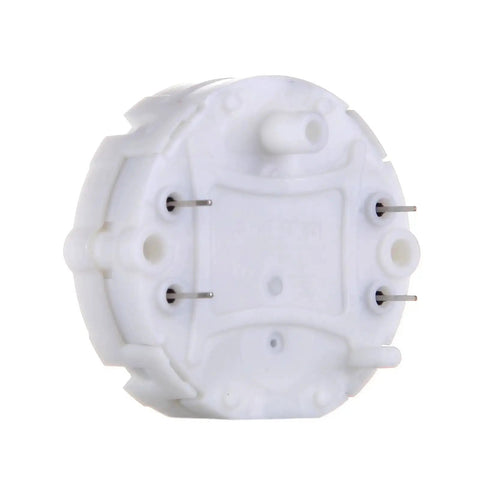 Rear view of 8 Pack Gauge Cluster Stepper Motors X27 168 For Instrument Repair And Speedometer Fix, white housing with connector pins