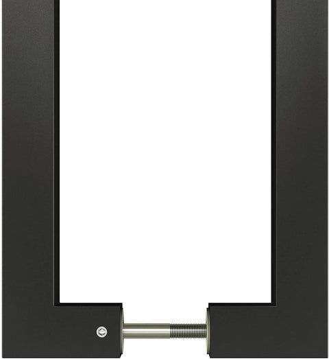 24 Inch Barn Door Push Pull Pro Grade Handle Set In Matte Black Stainless Steel Square Commercial Door Pull For Front Entry Office Storefront Or Garage Heavy Duty Double Sided Handle With Anti Rust Finish And Easy Installation