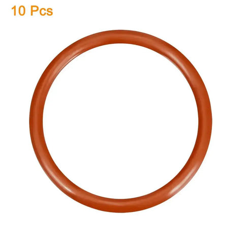 Silicone O Ring 41mm Outside Diameter 34.8mm Inside Diameter 3.1mm Cross Section VMQ Seal Gasket Red Pack Of 10