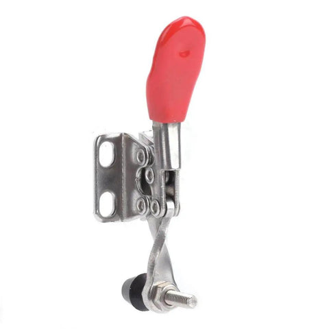 Side view of Set Of 2 GH-201-ASS Toggle Clamps Stainless Steel Quick Welding Fixtures For A Secure Hold 27 Kg Clamping Force tool.