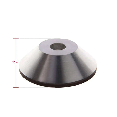 Side view of Diamond Abrasive Sheet And Cup Wheel Set 150mm 125mm 100mm 180 Grit for carbide metal stone grinding polishing resin bond.