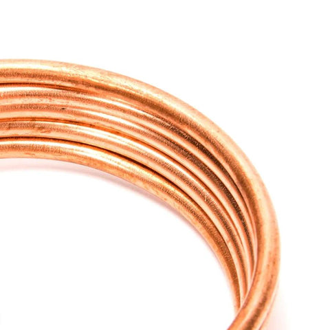 Copper thermocouple coil, 24-inch length, for gas furnaces, boilers and water heaters
