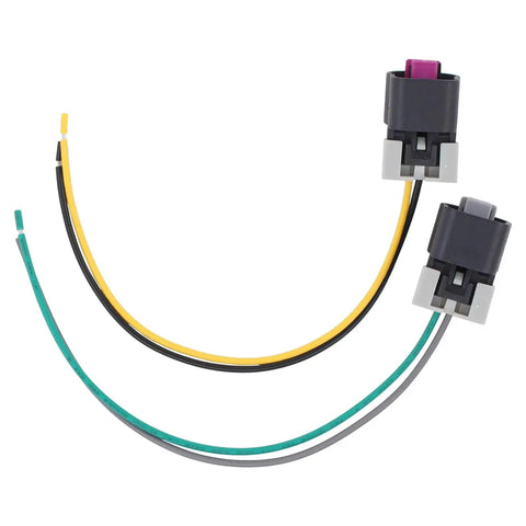 VVT Solenoid Kit With Camshaft Position Actuator Harness For 2.2L 2.4L Engines Fits Chevy GMC Buick Pontiac Models Plug In Intake And Exhaust Connector Pigtail Wiring Replacement