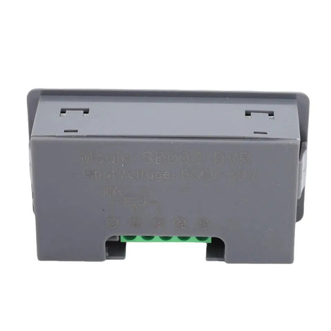 Back view of Digital Potentiometer 10K With 4 Digit LED Display Programmable Potentiometer in industrial casing.