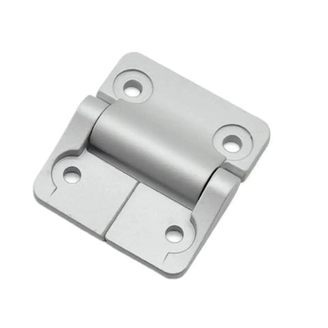 Large damping hinge, silver metal, 9NM torque, foldout high-stop XK508-2W-2.3NM close-up