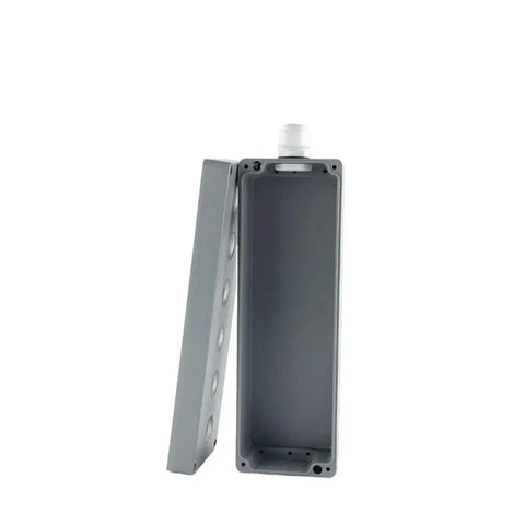 Rugged Push Button Switch Control Station Box 6 Hole 22mm Open Hole, IP67 Waterproof Cast Aluminum Explosion-Proof Junction Box, open view