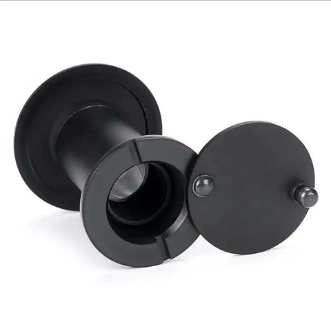 Solid Brass Door Peephole With 220 Degree View And Heavy Duty Rotating Privacy Cover For One And Three Eighths To Two And A Quarter Inch Doors