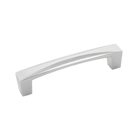 Solid Core Kitchen Cabinet Pulls 1 Pack 12 Inch Center to Center Chrome Crest Collection Luxury Handles for Cabinets Doors and Dresser Drawers